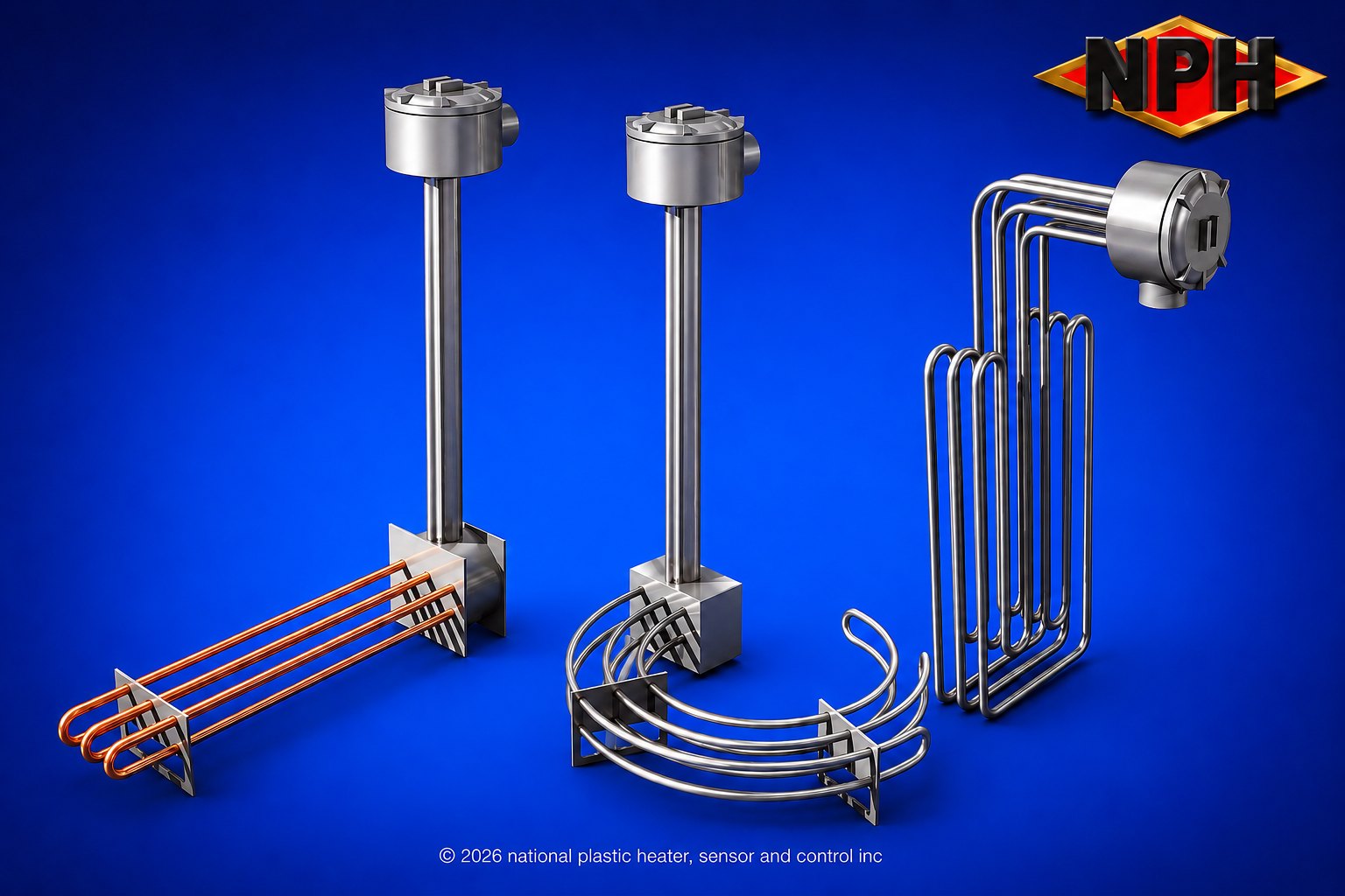 Over the Side Industrial Tubular Heating Elements